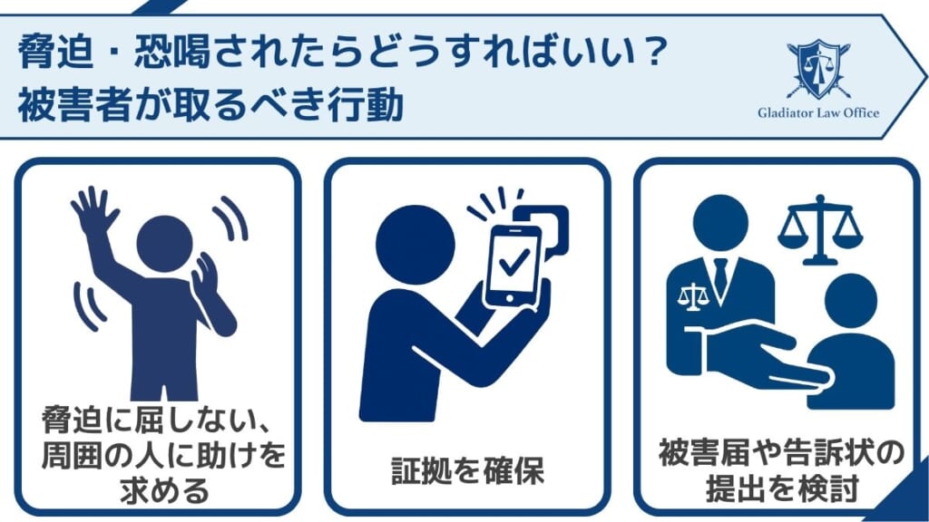 脅迫・恐喝されたらどうすればいい？被害者が取るべき行動