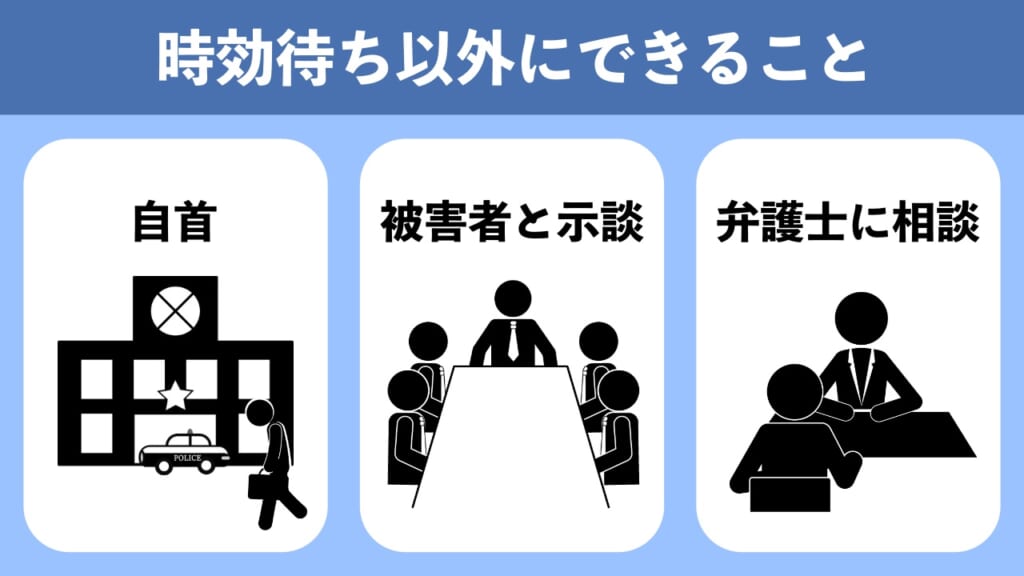 迷惑防止条例違反の時効待ち以外にできる3つのこと