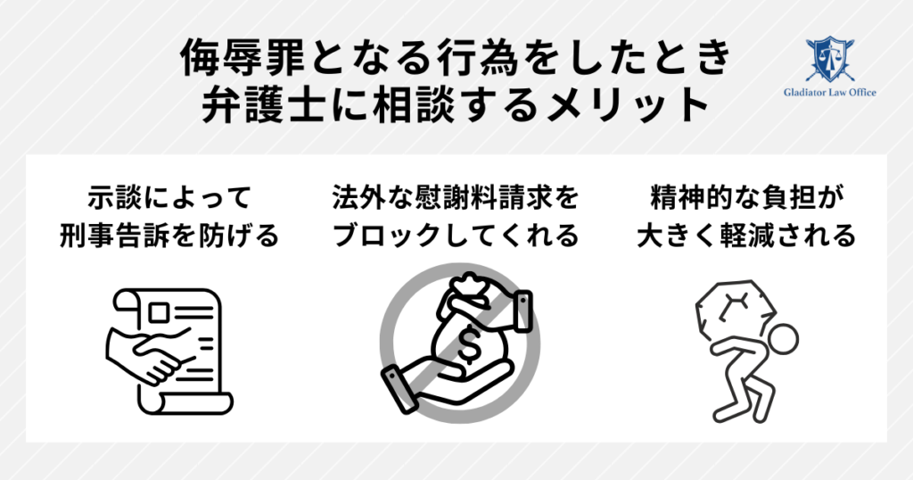 侮辱罪を弁護士に相談するメリット