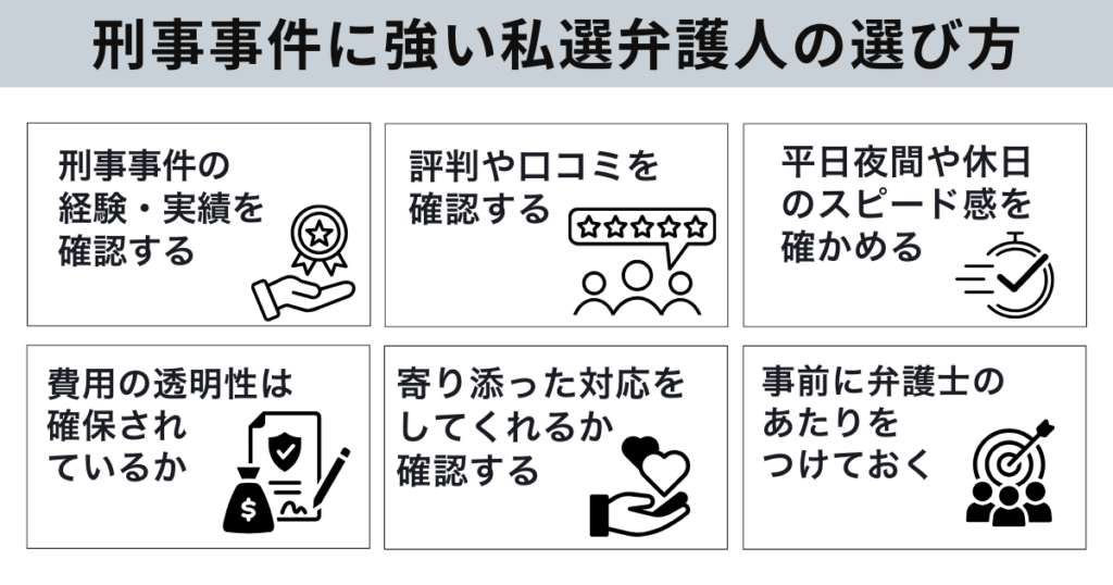 私選弁護人と国選弁護人の選び方