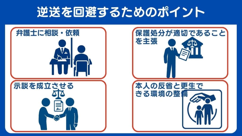 逆送を回避するためのポイント