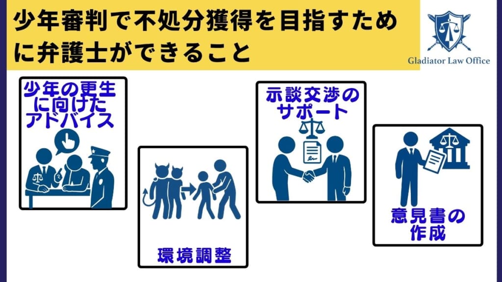 少年審判で不処分獲得を目指すために弁護士ができること