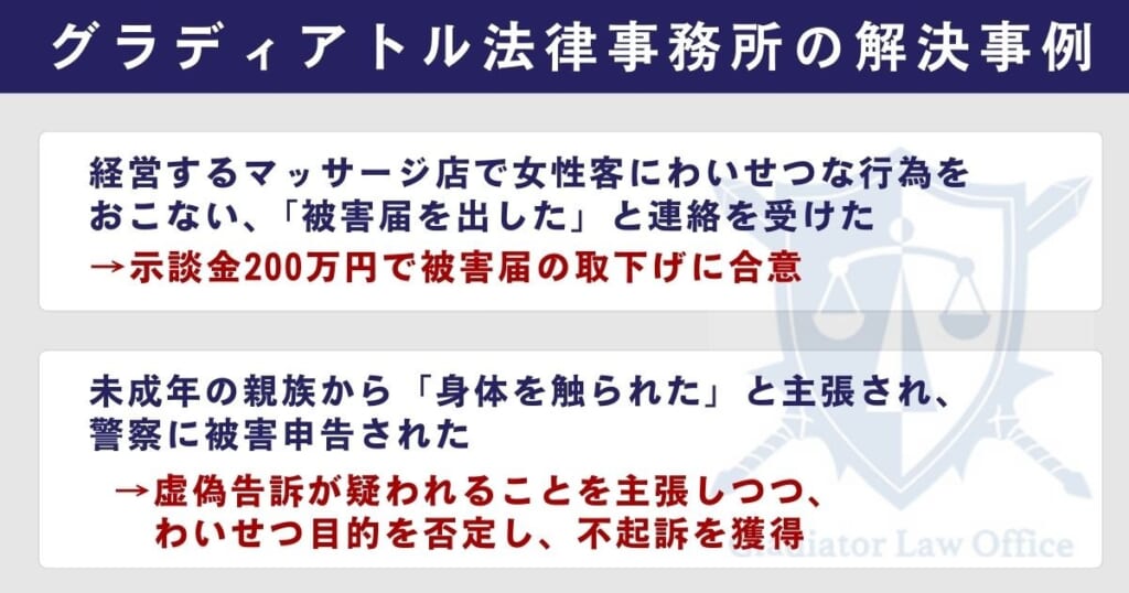 グラディアトル法律事務所の解決事例