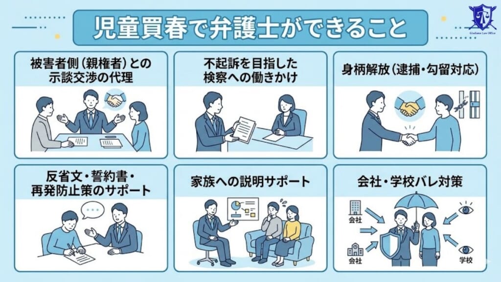 児童買春で弁護士ができること