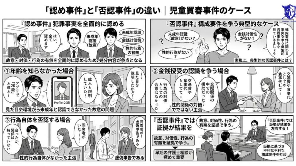 「認め事件」とは何か｜児童買春事件における具体的なケース