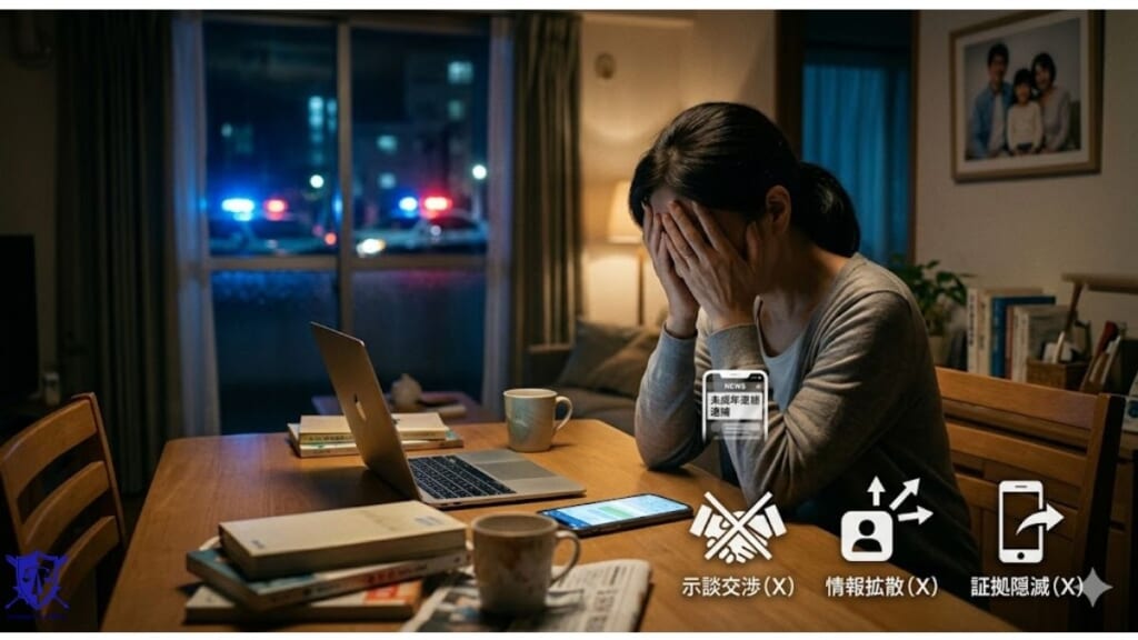 援助交際で家族が逮捕されたときにやってはいけない行動
