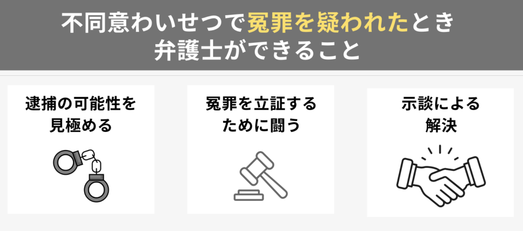 不同意わいせつで冤罪を防ぐために弁護士ができること