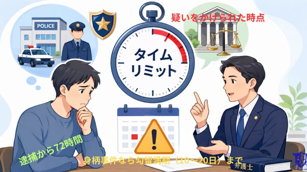 【状況別】痴漢事件で弁護士に依頼するときに意識すべきタイムリミット