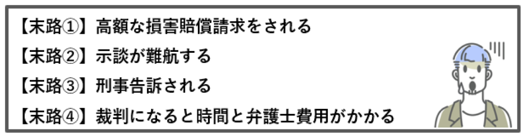 トレントの開示請求を拒否した場合の４つの末路