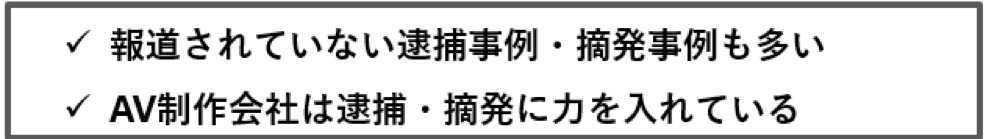 トレントでAVをダウンロードすることで逮捕のリスクがある根拠