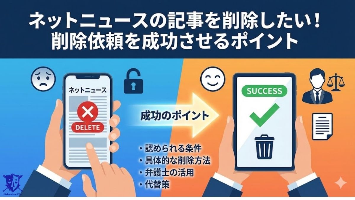 ネットニュースの記事を削除したい!削除依頼を成功させるポイント