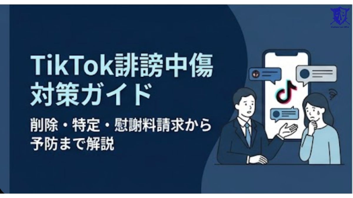 TikTok誹謗中傷対策ガイド|削除・特定・慰謝料請求から予防まで解説
