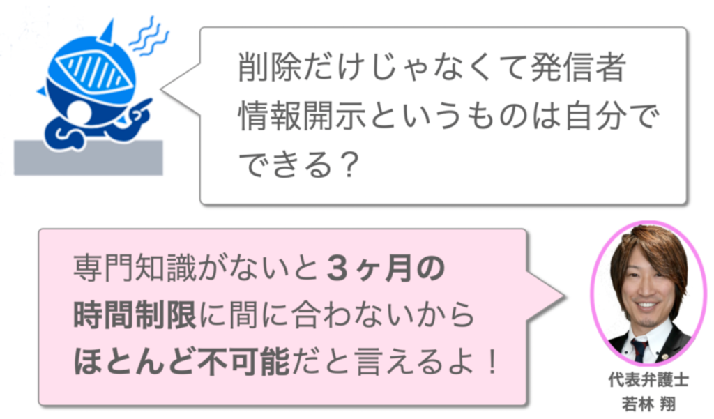 ホスラブに削除依頼だけではなく、投稿者の開示・特定・慰謝料請求をしたい場合の方法