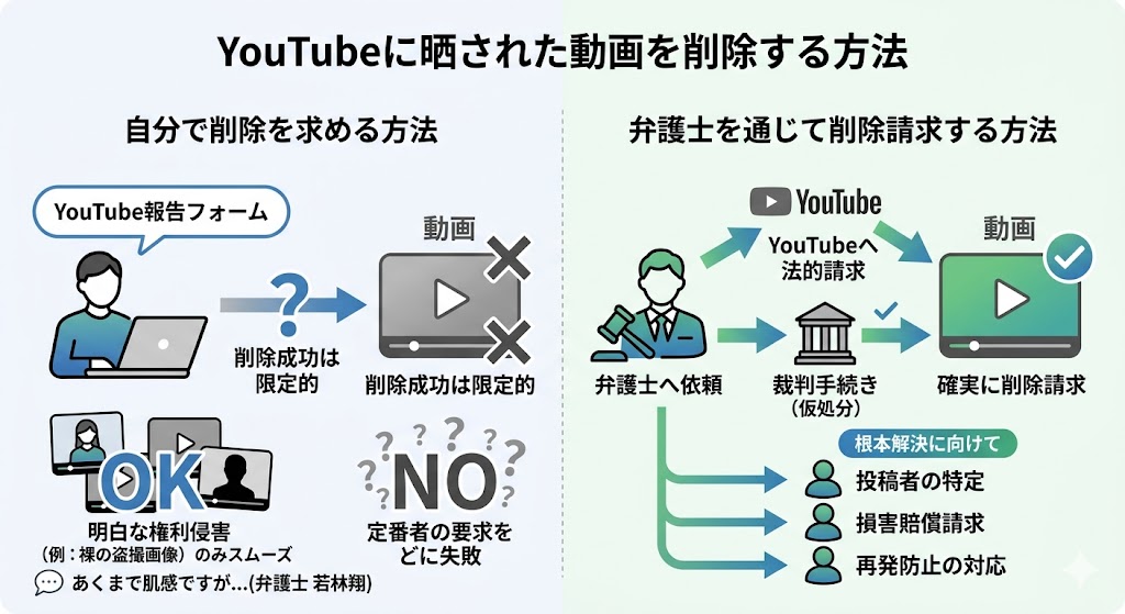 YouTubeに晒された動画を削除する方法