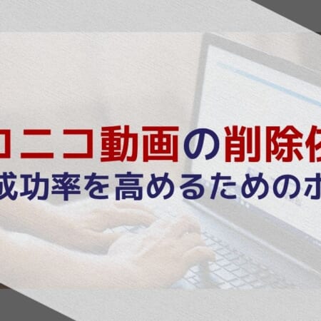 ニコニコ動画の削除依頼｜手順や成功率を高めるためのポイントを経験豊富な弁護士が解説