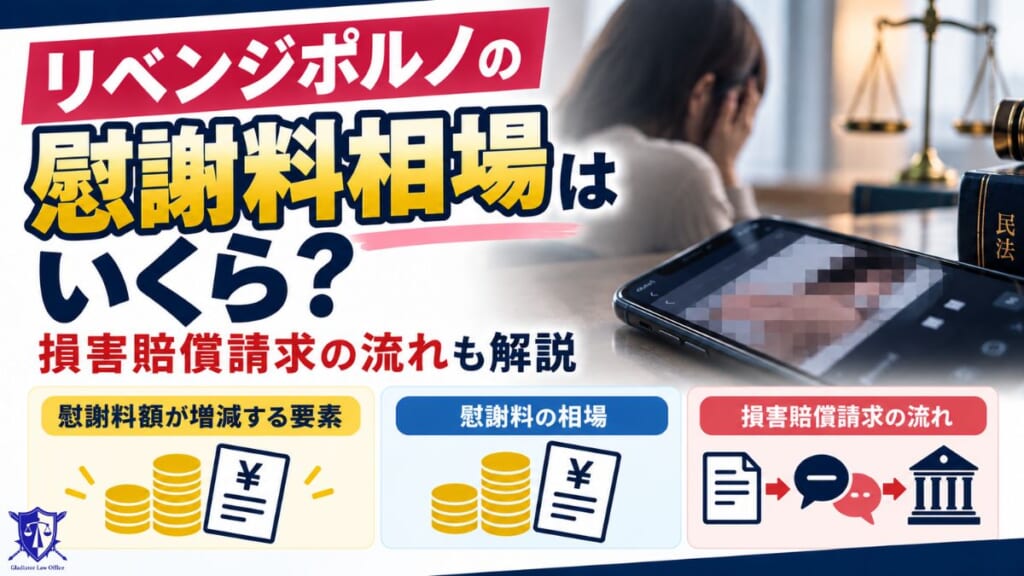 リベンジポルノの慰謝料相場はいくら？損害賠償請求の流れも解説