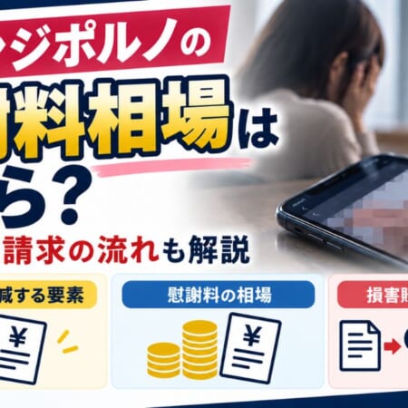 リベンジポルノの慰謝料相場はいくら？損害賠償請求の流れも解説