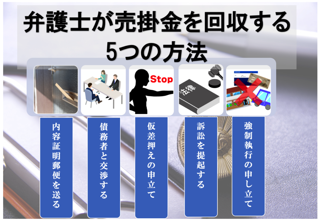 弁護士が売掛金を回収する5つの方法