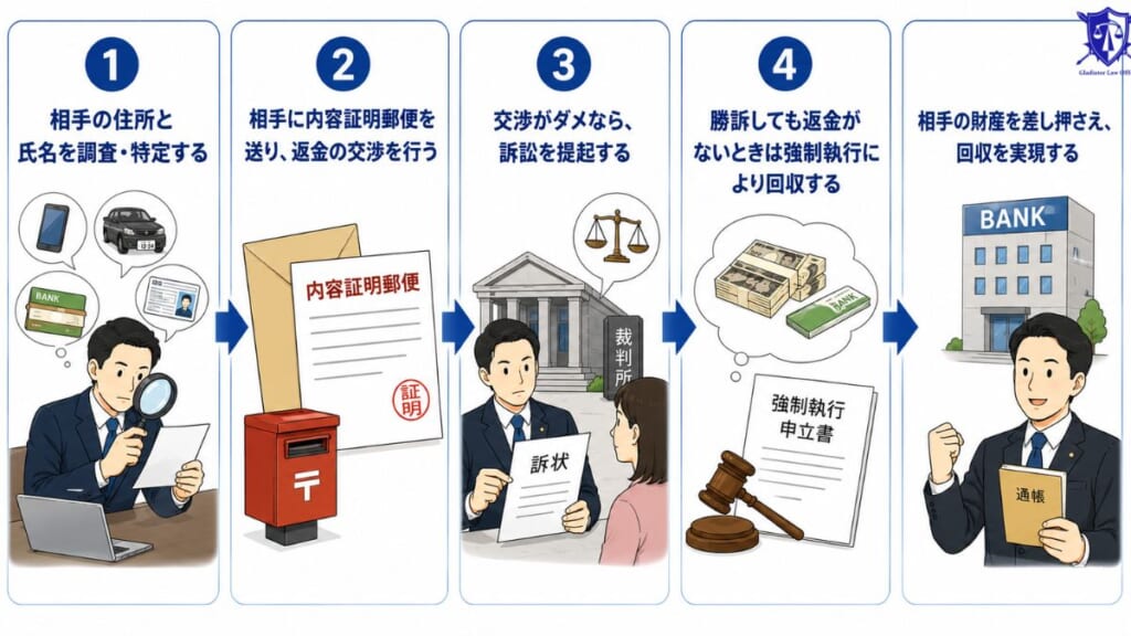 結婚詐欺で返金を実現するまでの具体的な流れ