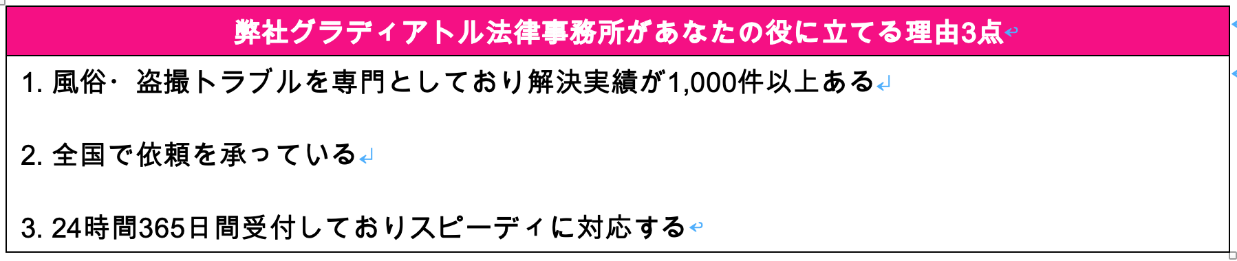 風俗での盗撮の示談金交渉はグラディアトル法律事務所へ