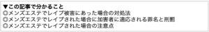 メンズエステレイプの記事でわかること