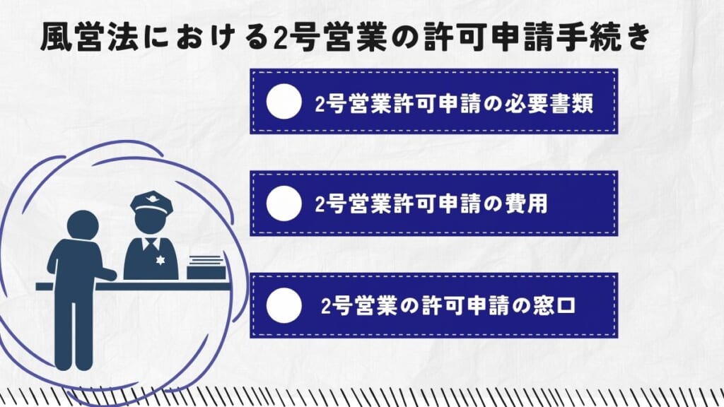 風営法における2号営業の許可申請手続き