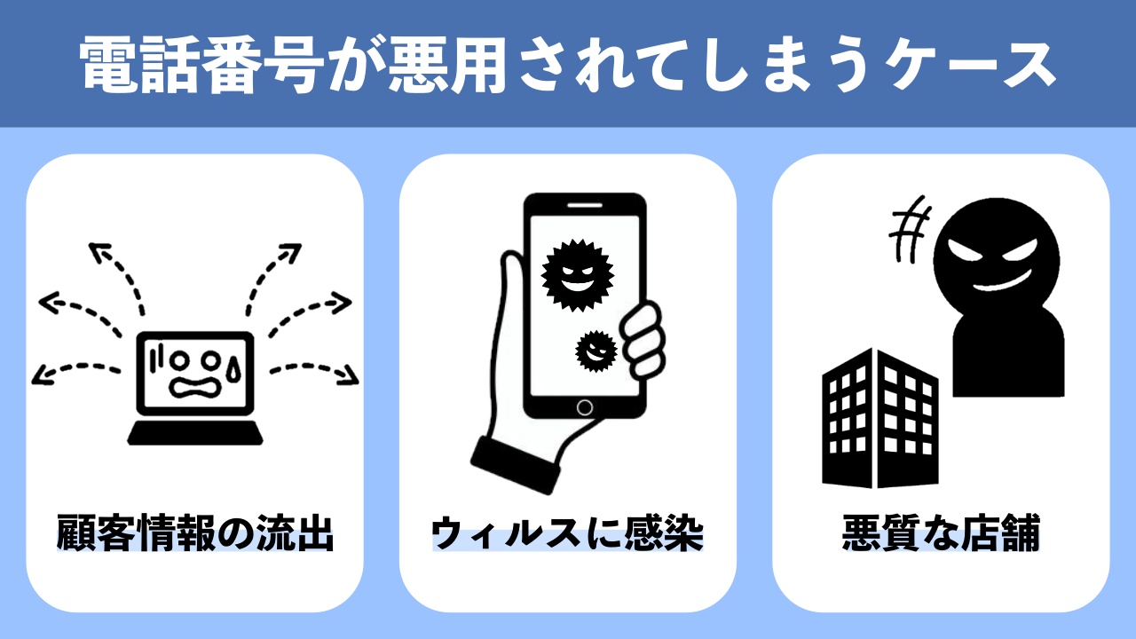 優良風俗店で電話番号が悪用される可能性は低い｜それでも悪用される3つのケース