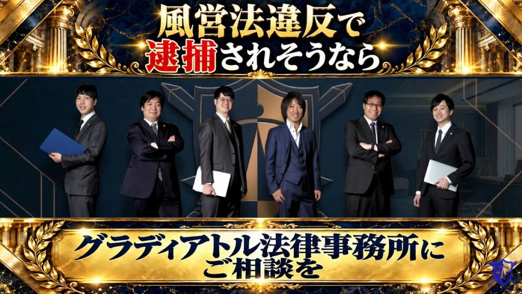 風営法違反で逮捕されそうならグラディアトル法律事務所にご相談を