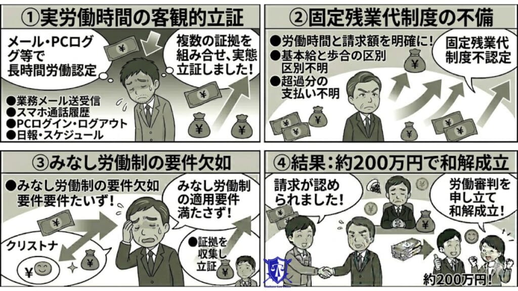 【モデルケース】不動産会社で働く人の未払い残業代トラブル解決のポイントを弁護士が解説