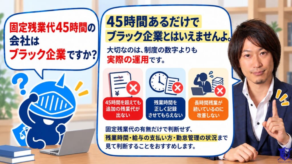 固定残業代45時間に関するよくある質問